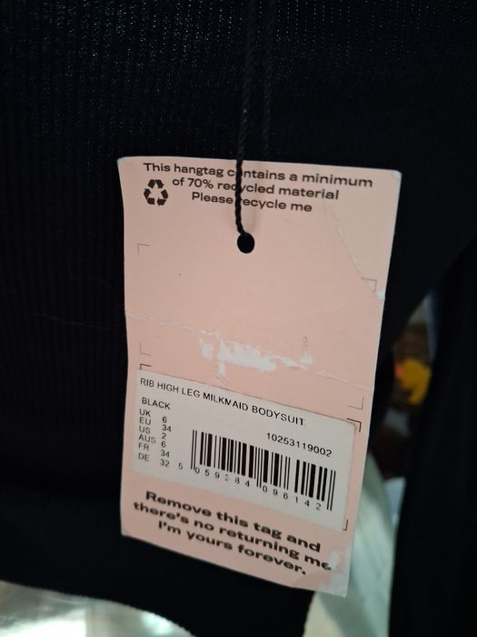 Body damskie missguided nowe z metką