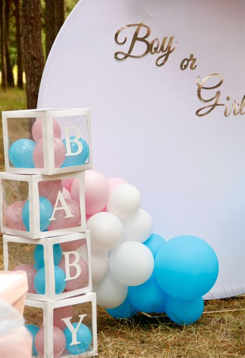 Фотозона/Оренда каркасу та тканини для фотозони/ напис на гендер паті