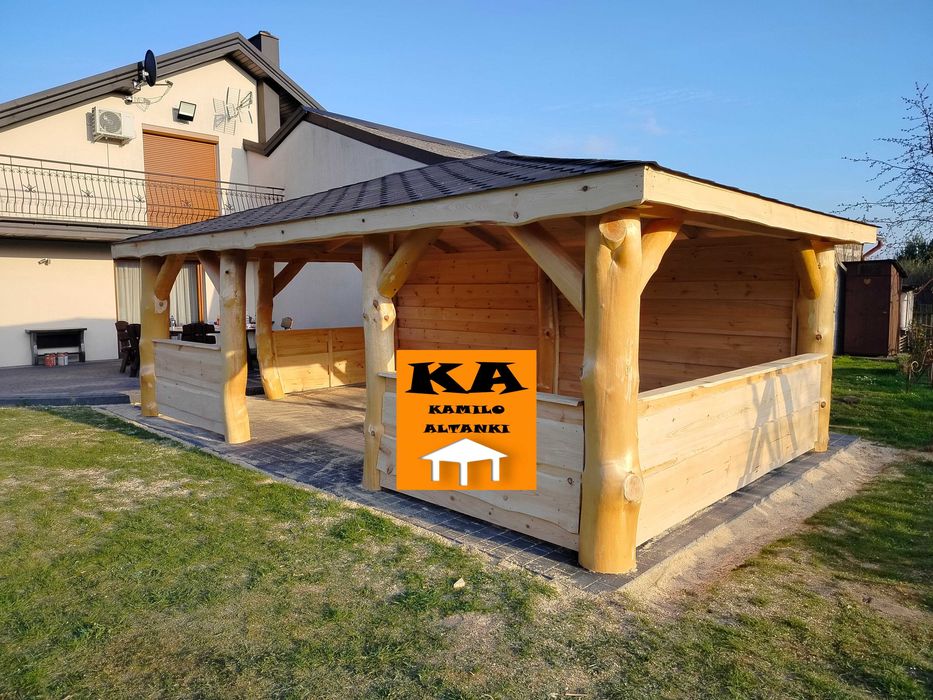 ALTANKI, altany, altanka, altana na grubym balu