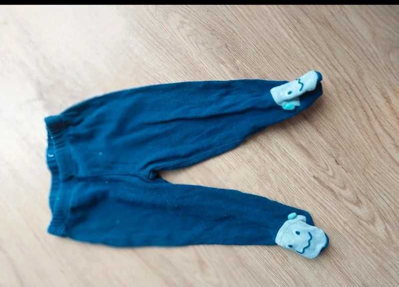 Granatowe spodnie Carters rozm. 68