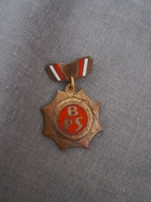 brązowa odznaka BPS Brygada Pracy PRL.