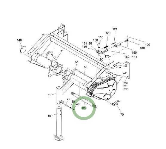 Wał napędowy rotora przyczepy samozbierającej STRAUTMANN