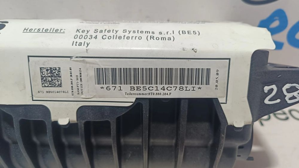 AIRBAG PASSAGEIRO PENDURA AUDI A4 B8 8T0880204F 8T0880204 S4 B8 A5