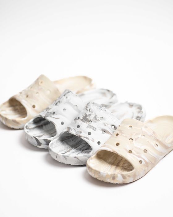 Мужские шлепанцы Crocs Classic Marbled Slide (3 цвета) Оригинал