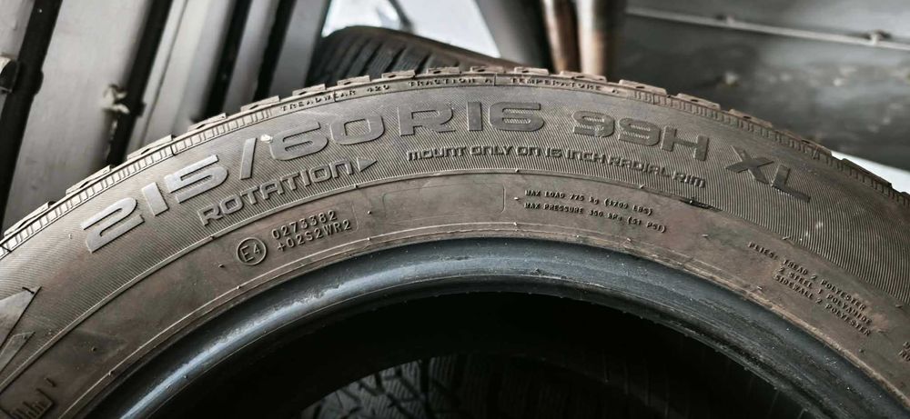 opony zimowe kpl. 4 szt NOKIAN WR d4 215/60r16