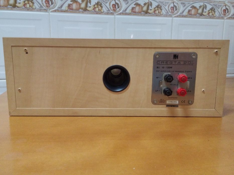 Coluna kef cresta 20c 120w home cinema