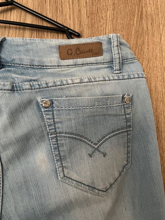 y2k jasne jeansy