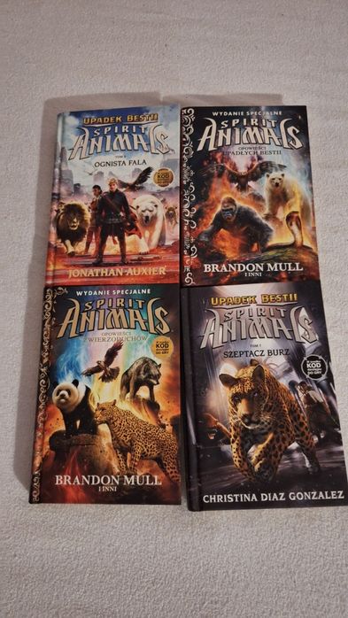 Spirit Animals- 4 książki, możliwośc zakupu pojedyńczych