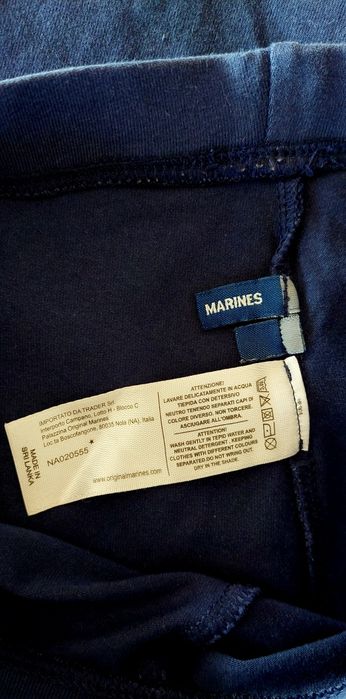 Granatowe legginsy Original Marines dla dziewczynki na 6 lat 116 cm