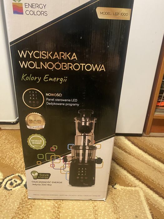 Wolnoobrotowa wyciskarka