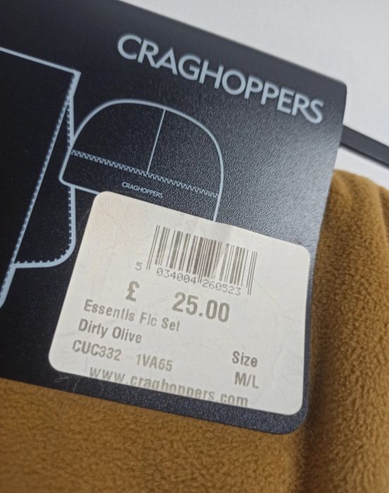 Craghoppers komplet szalik i czapka 2 elementy,