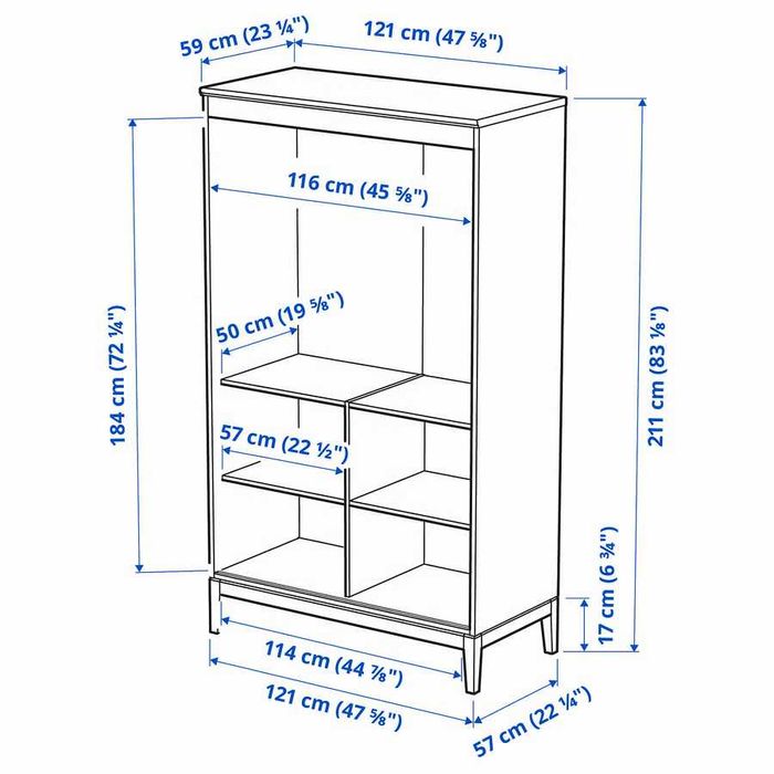 Roupeiro branco Ikea gama IDANÄS