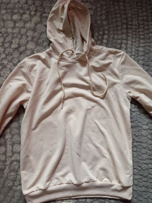 Cienka kremowa bluza damska L