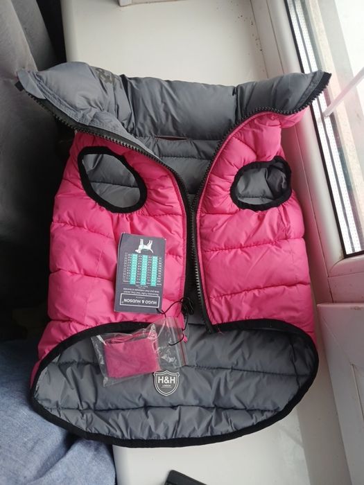 Двохсторонній пуховик для собаки Hugo&Hudson