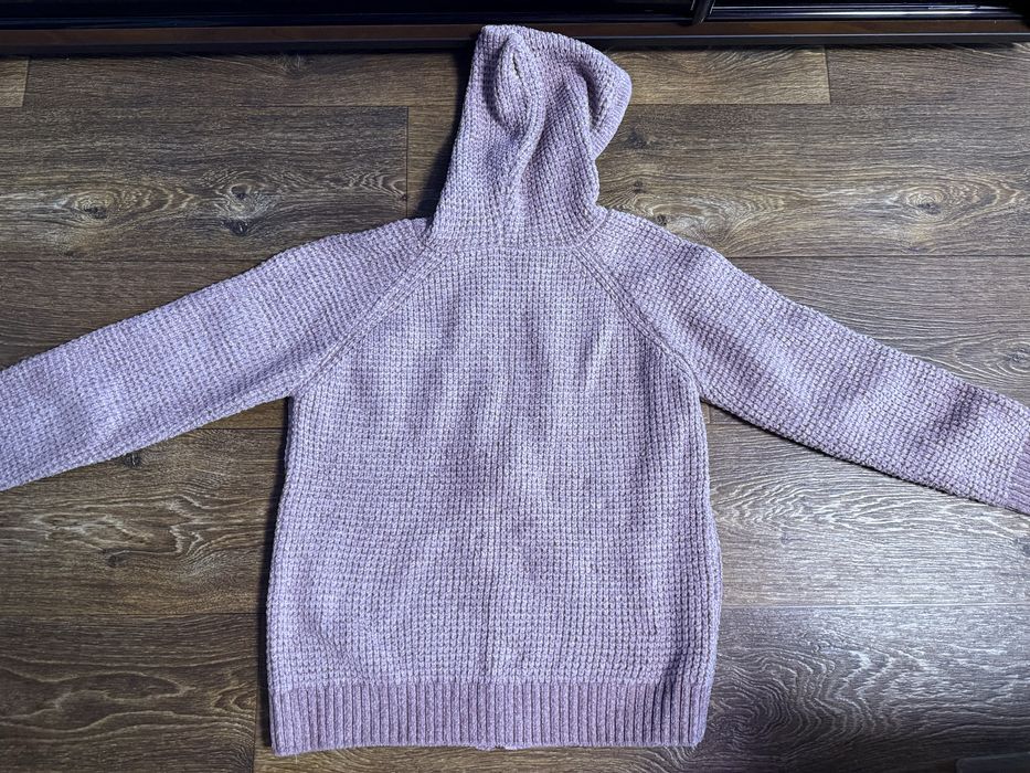 Кофта вязка велюр на молнии 48р