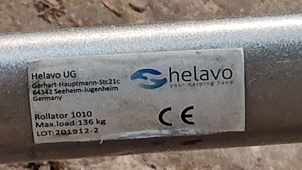 Balkonik, chodzik aluminiowy, rolator - bardzo składany .