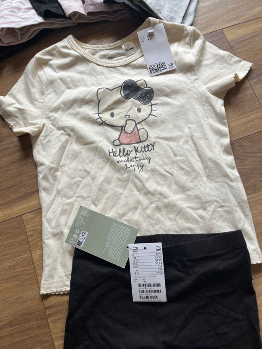 Kolarki bluzka tshirt 110 HM Sinsay