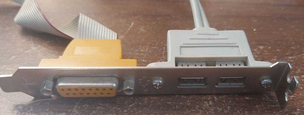 Планка розширення контролер USB 2.0, 2 порти + lpt port, на корпус ПК
