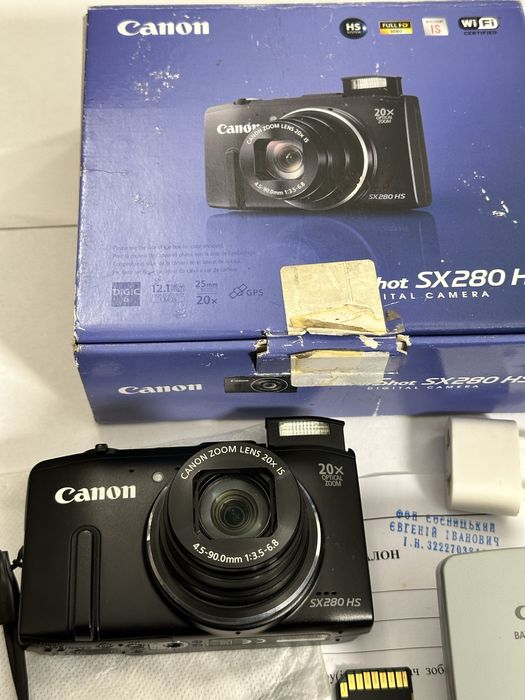 Canon Powershot SX 280 HS  Wi-Fi  GPS