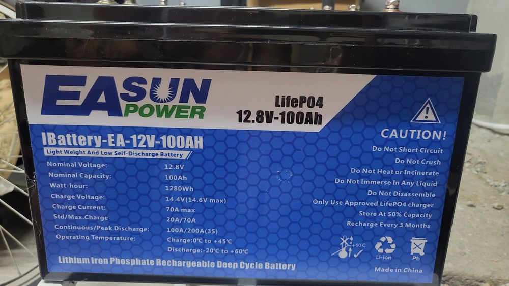 Baterias Lifopo 4 EASUN Power