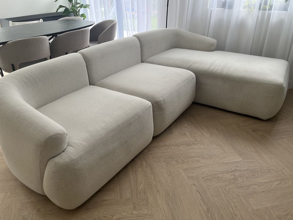 Kanapa modułowa, kolor beżowy