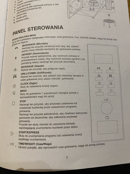 Mikrofalówka Whirlpool do zabudowy
