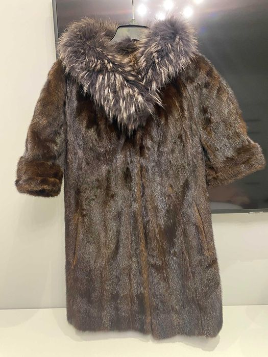 Норкова шуба жіноча XS-S