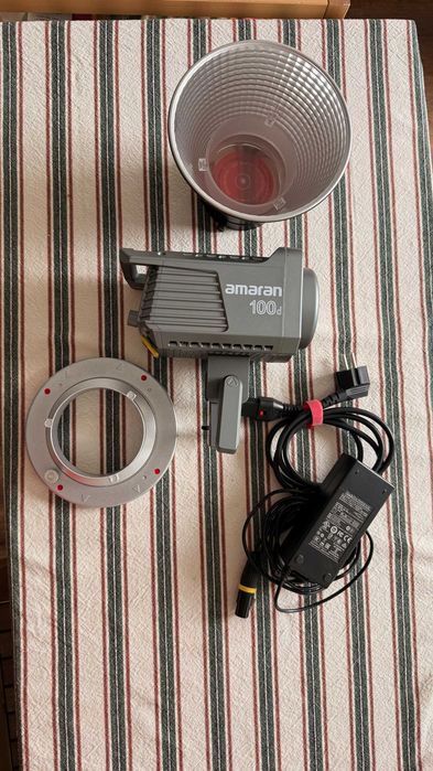 Kit de Iluminação Profissional (Amaran + Manfrotto + Aputure)