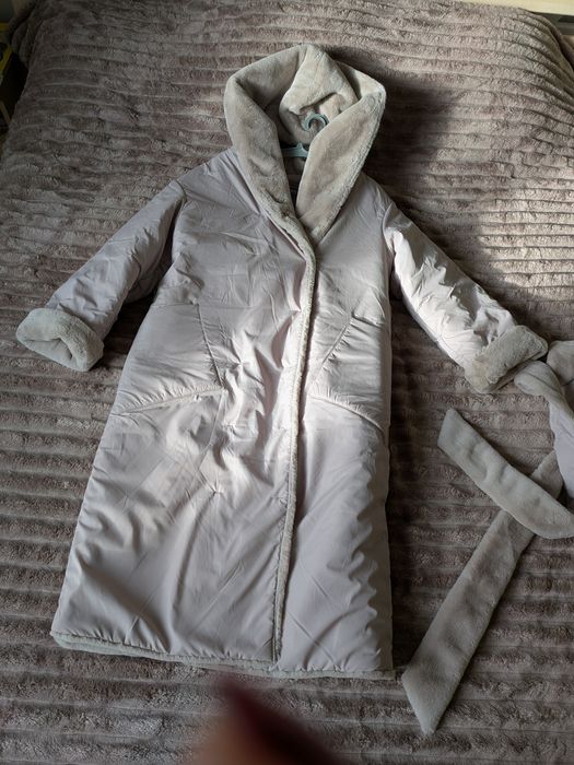 Пальто зимове двохстороннє M-L