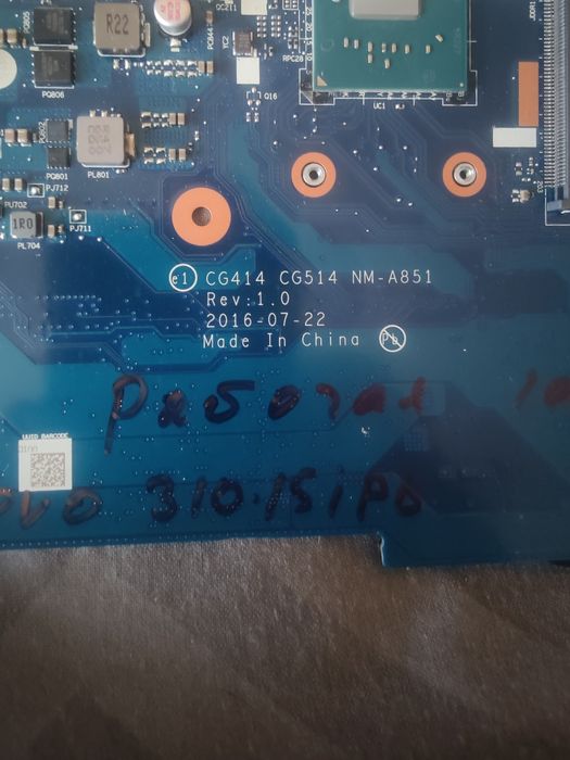 Плата оригинал Lenovo 310-15 iap рабочая 7 дней на тесты  !