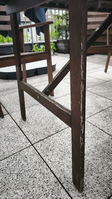 Stół ogrodowy drewniany Ikea Askholmen