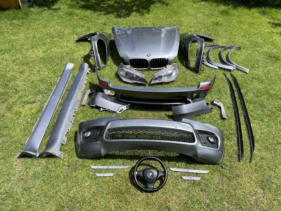 Комплектний М Пакет BMW E70 Бампер Арки Пороги Рейлинги Крилья Капот