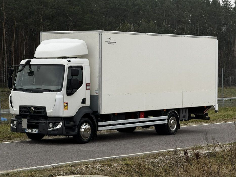 Renault D12 KONTENER, Winda , Blokada mostu  Przebieg Udokumentowany , Winda , Kontener 18 paletowy , Gwarancja