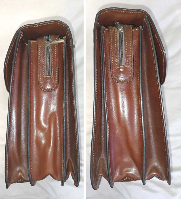 Портфель Gianni Conti Италия кожаный оригинал ручной работы большой