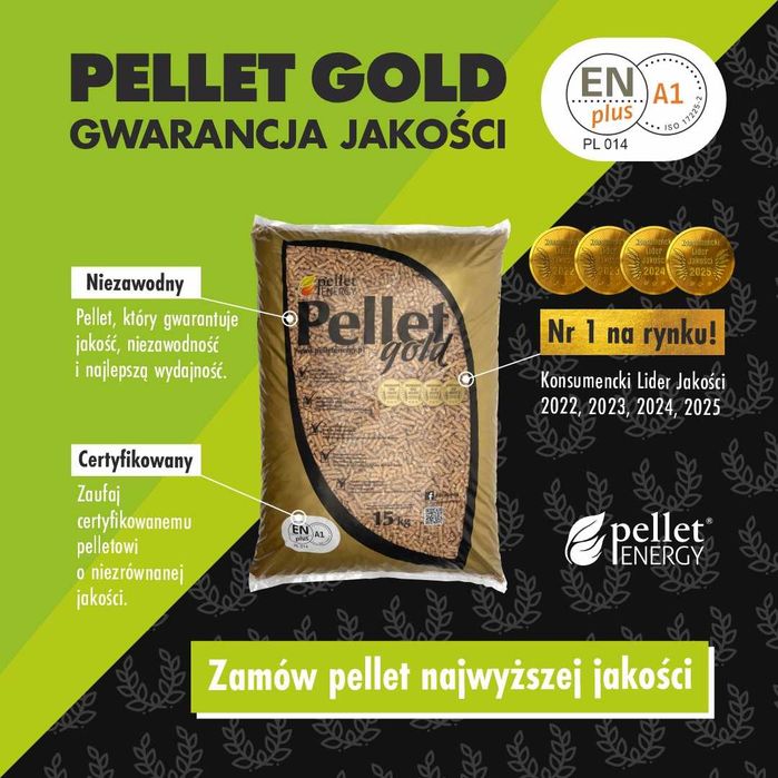 Pelletto - Kłodzko // Pellet Gold paleta - 975kg , 65 worków po 15 kg