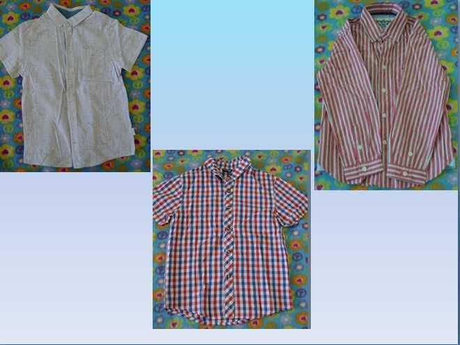 Сорочки для хлопчика, розмір 128; 134; 110