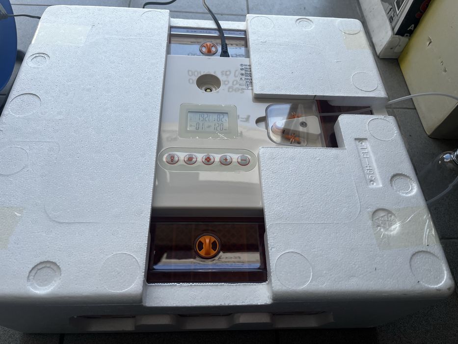 Chocadeira toda automatica de 56 ovos galinha portes incluidos