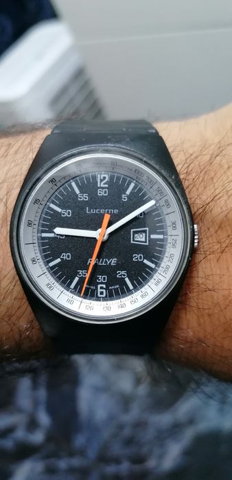 Relógio Lucerne rallye antigo