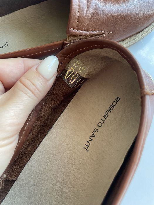 Лофери,балетки ,кеди Roberto Santi,шкіряні лофери