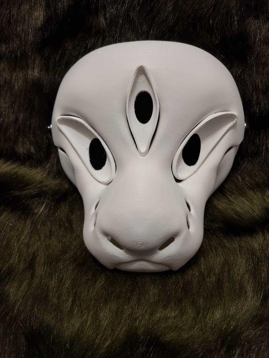 Furry fursuit mask base cosply maska baza fursona therian przebranie kemono anthro