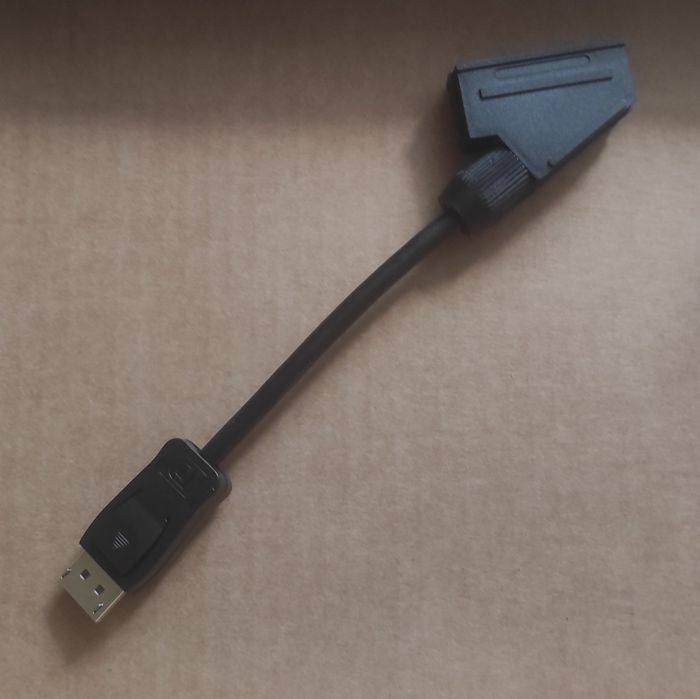 Кабель переходник Scart Female to DisplayPort Male DP
Под