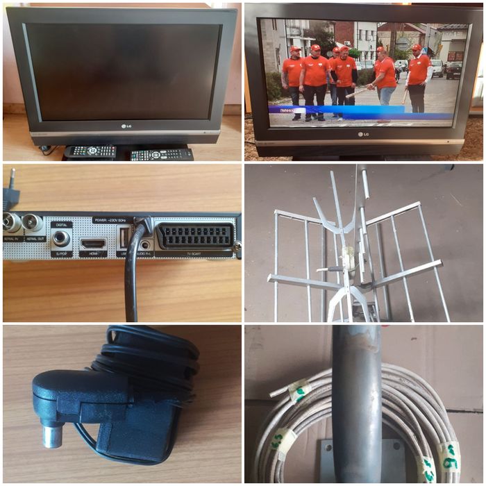 TV Lg LCD 26+Kpl.Odbioru TV naziemnej