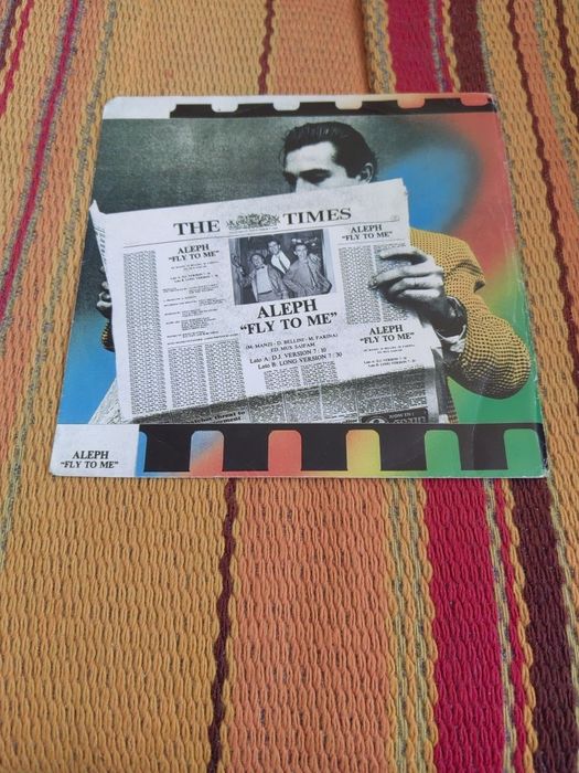 Aleph-Fly To Me, 7"singiel winylowy Italo disco