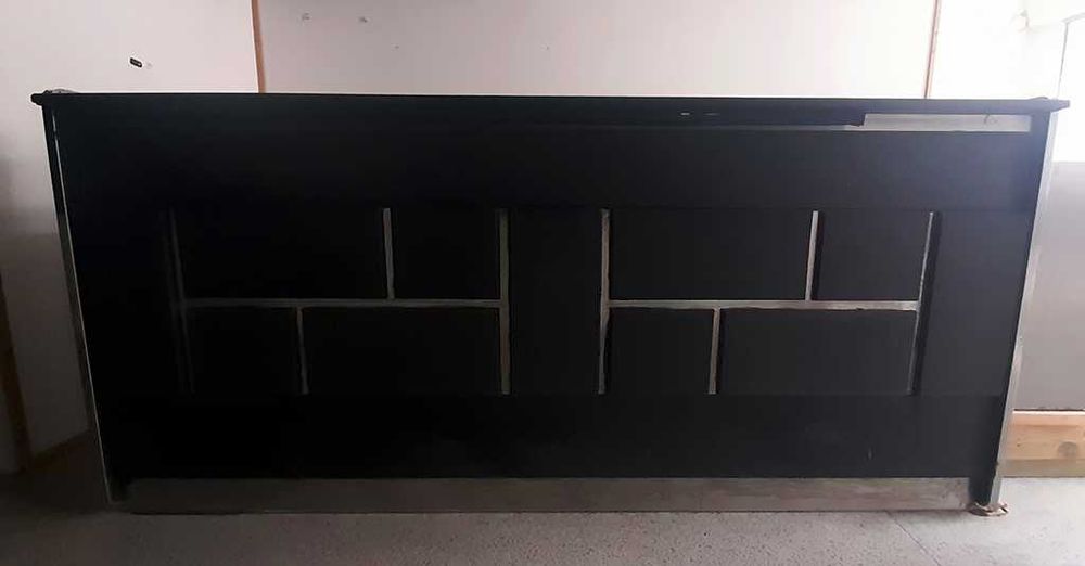 Balcão Frigorífico Profissional + Móvel Aparador Preto