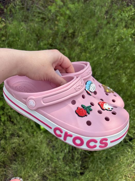 Крокси жіночі рожеві Crocs оригінал 37, 38, 39 розмір