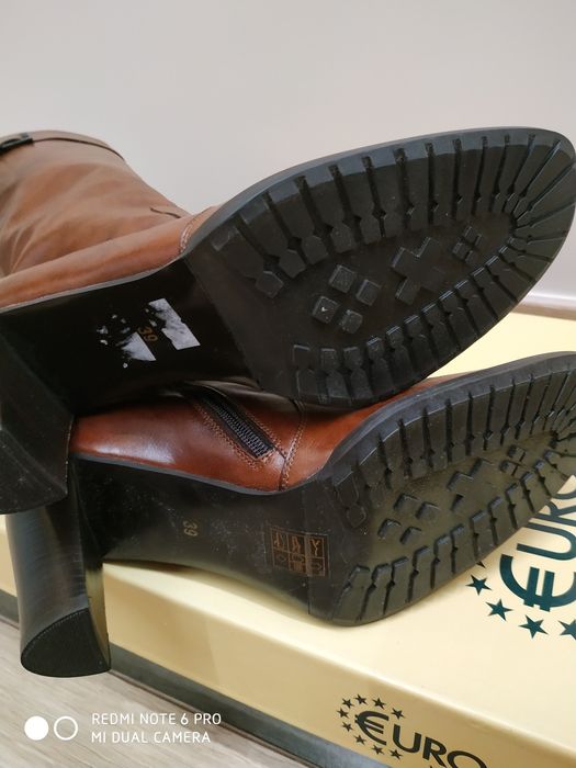 Kozaki damskie skórzane