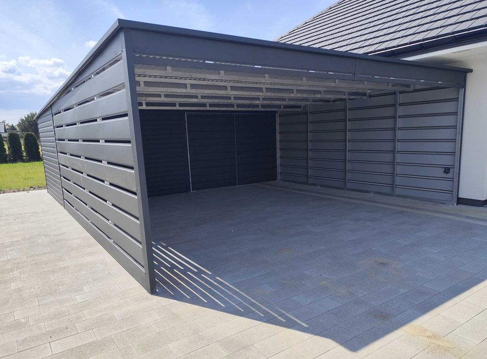 Nowoczesna Wiata Samochodowa CARPORT