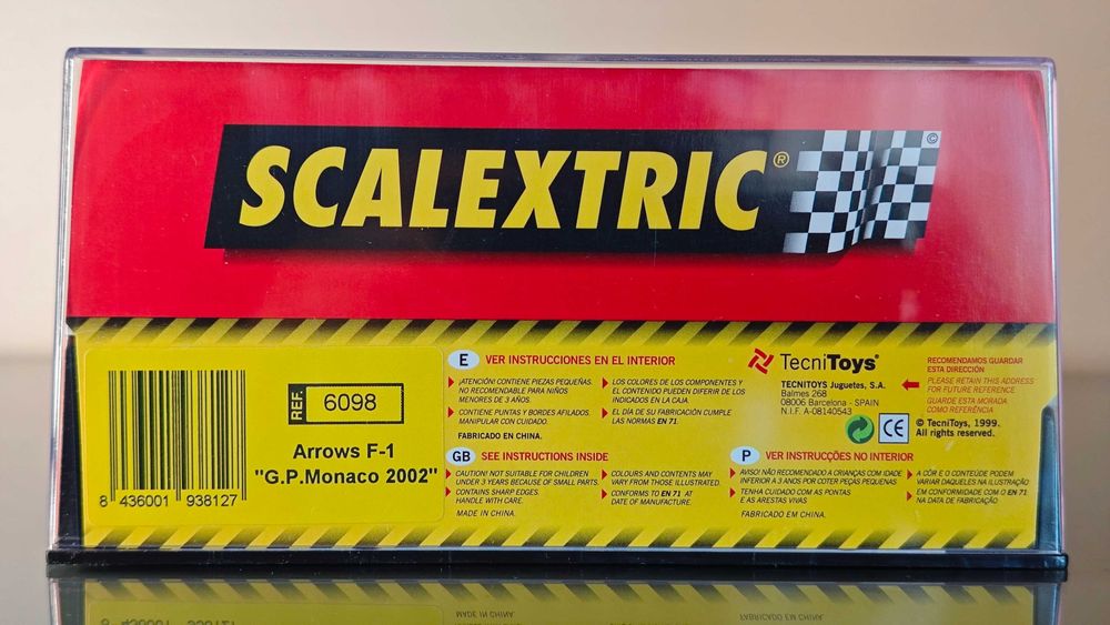 Slot Car Scalextric/SCX Ref. 6098 – Orange Arrows F1 A23 – Novo em Caixa