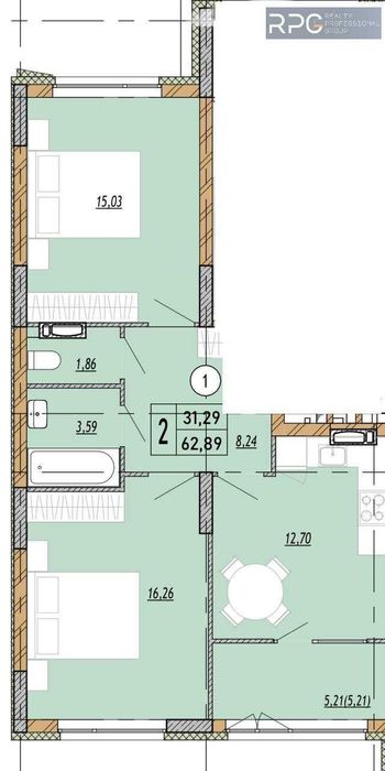 Без комісії. 2 кімнатна кв.63 м2 ЖК Нові Теремки. метро Іподром. Тк