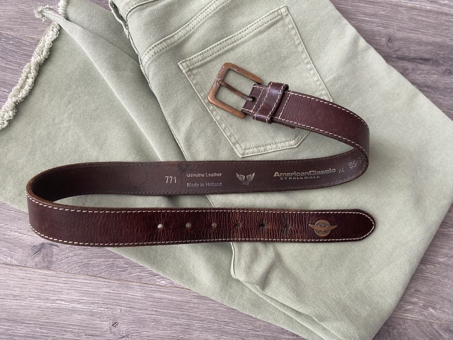 Вінтажний чоловічий ремінь American Classic by PALL MALL